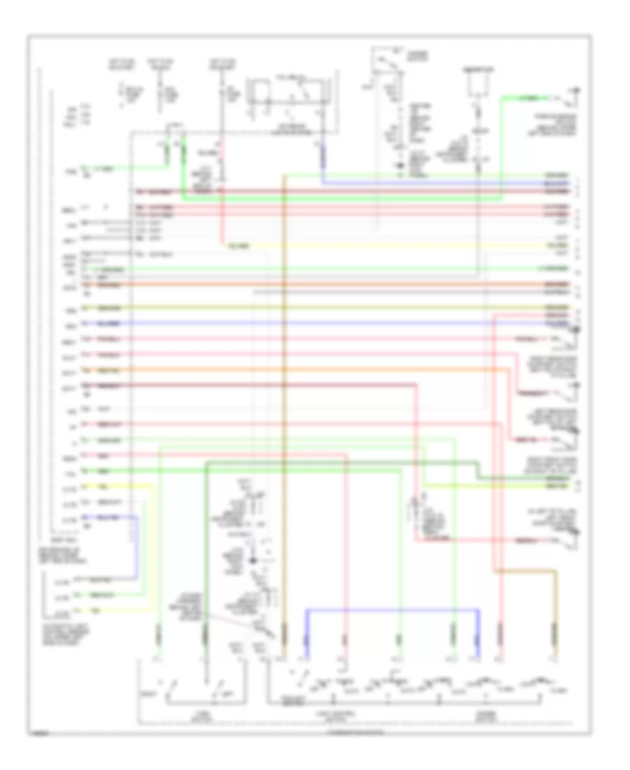 Headlights Wiring Diagram with DRL 1 of 2 for Toyota 4Runner Limited 2004