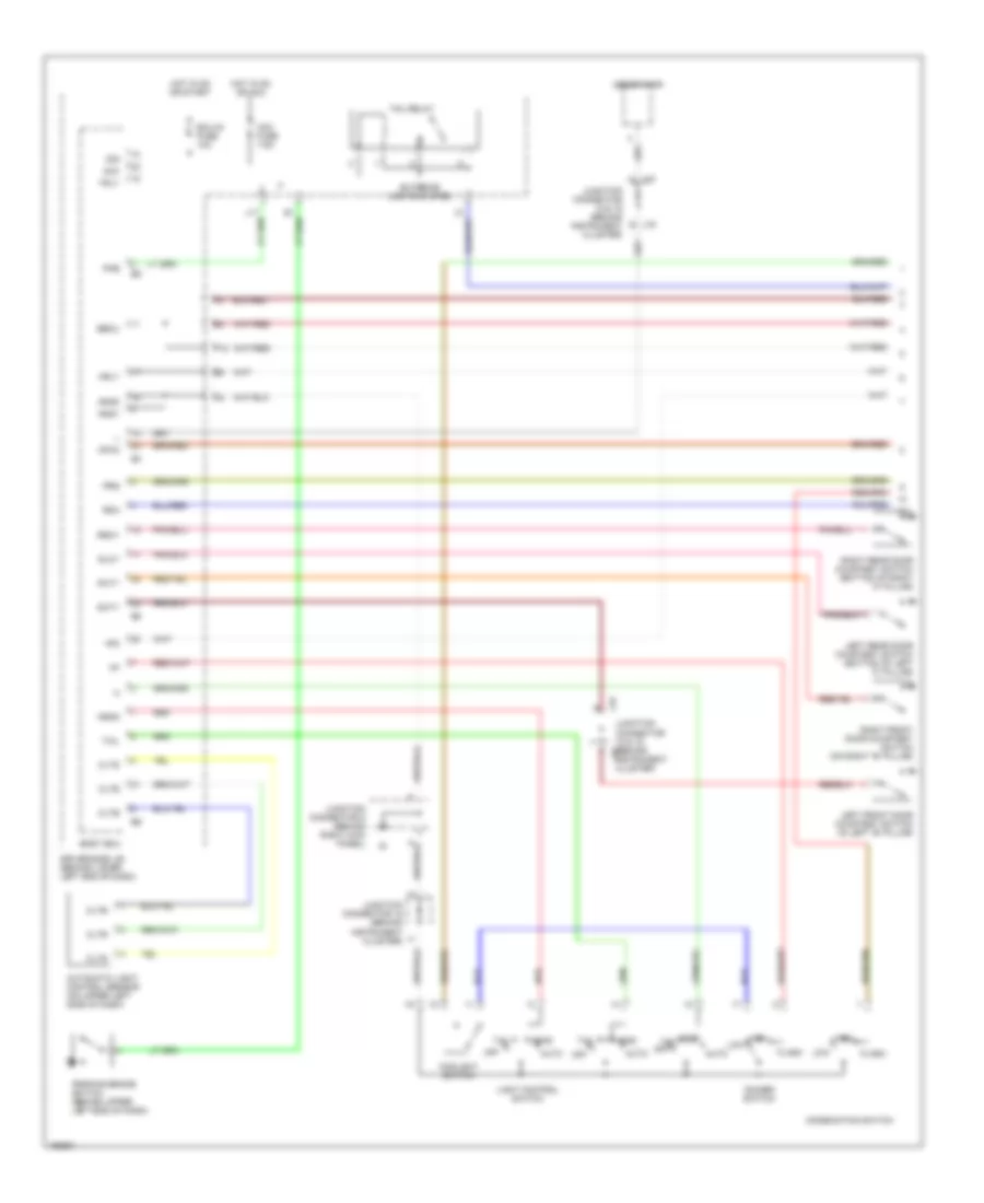 Headlights Wiring Diagram without DRL 1 of 2 for Toyota 4Runner Limited 2004