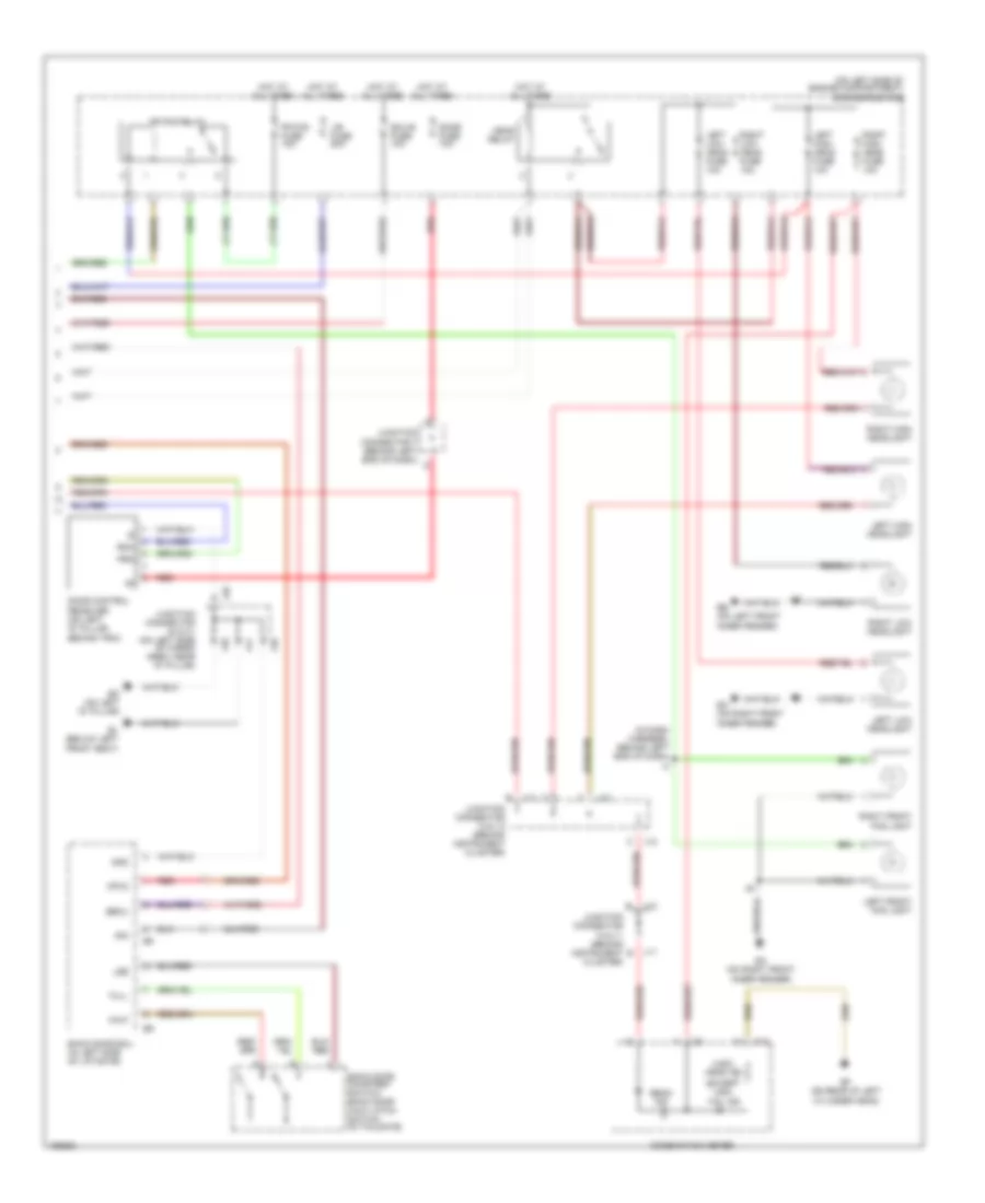 Headlights Wiring Diagram, without DRL (2 of 2) for Toyota 4Runner Limited 2004