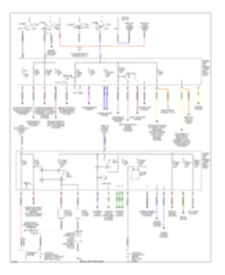 Power Distribution Wiring Diagram 2 of 2 for Toyota 4Runner Limited 2004