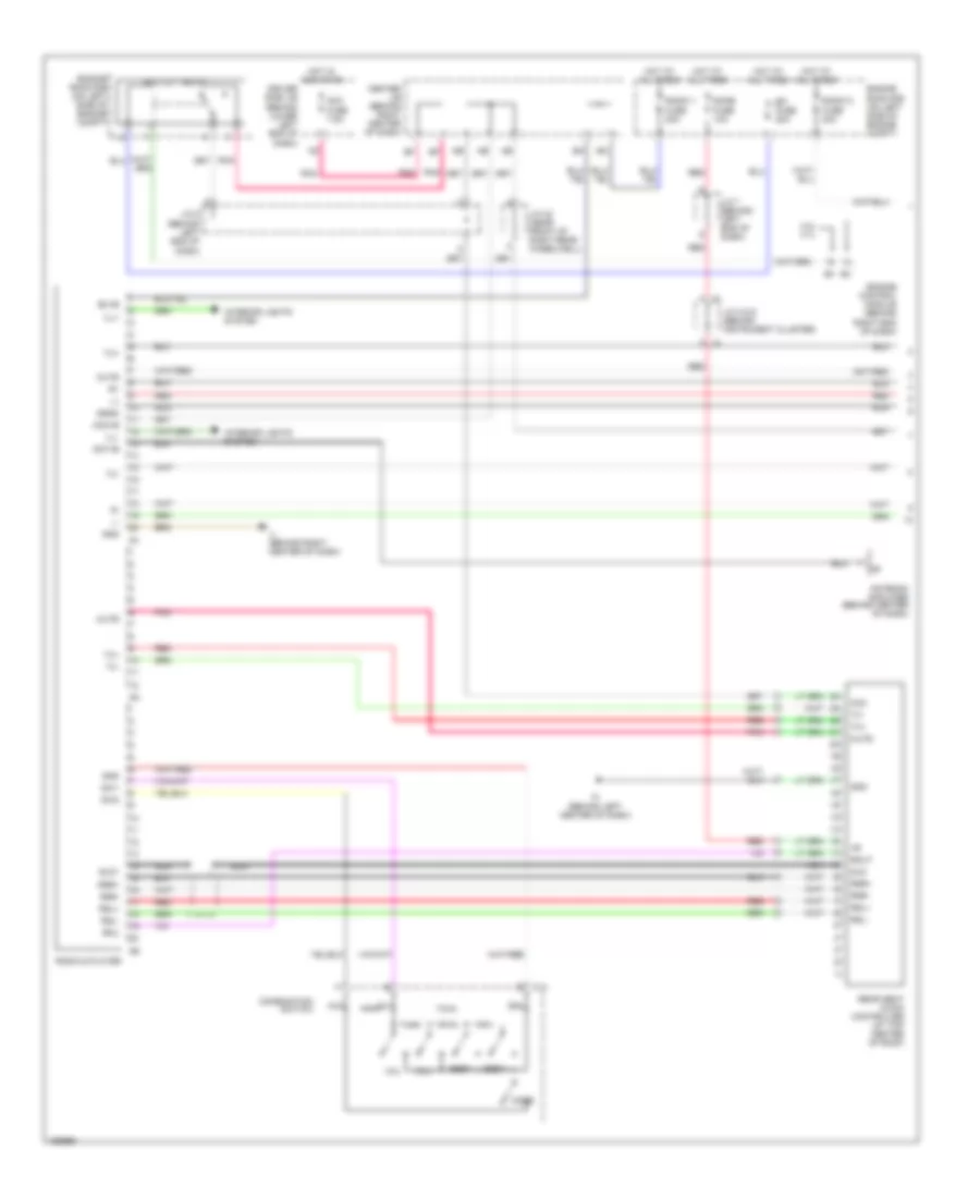 10-Speaker System Wiring Diagram, without Navigation (1 of 2) for Toyota 4Runner Limited 2004
