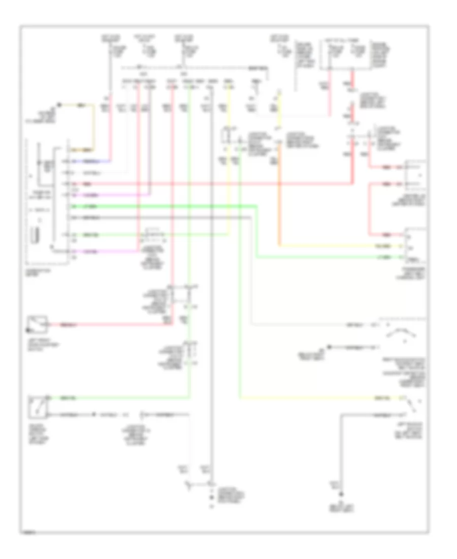 Chime Wiring Diagram for Toyota 4Runner Limited 2004
