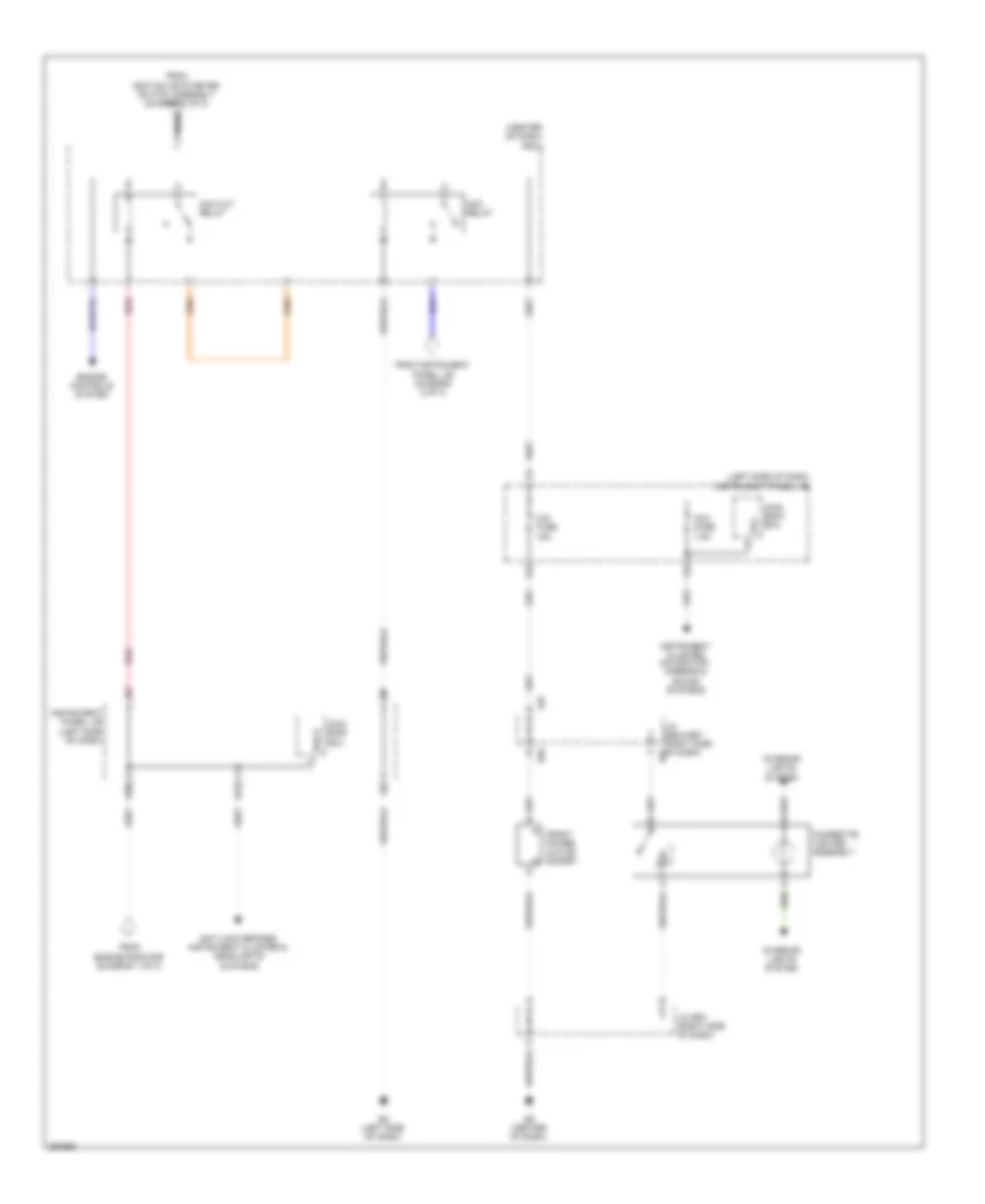 Power Distribution Wiring Diagram, TMC Made (3 of 3) for Toyota Corolla LE 2012