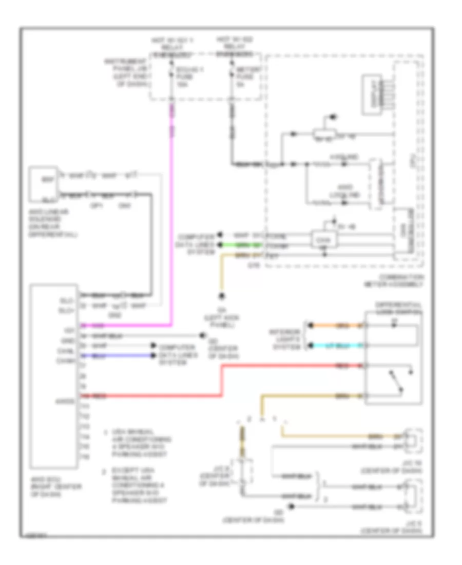 2 5L 4WD Wiring Diagram for Toyota RAV4 Limited 2014