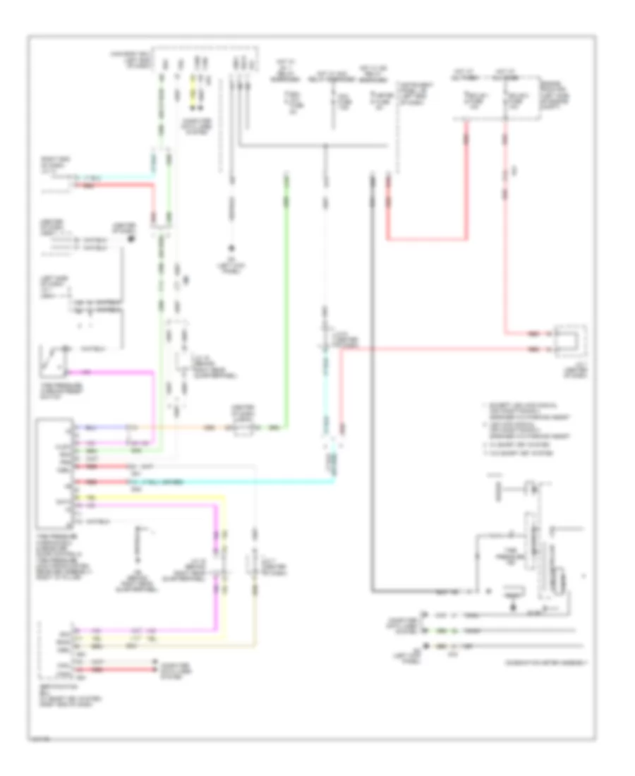 Tire Pressure Monitoring Wiring Diagram, Except EV for Toyota RAV4 Limited 2014
