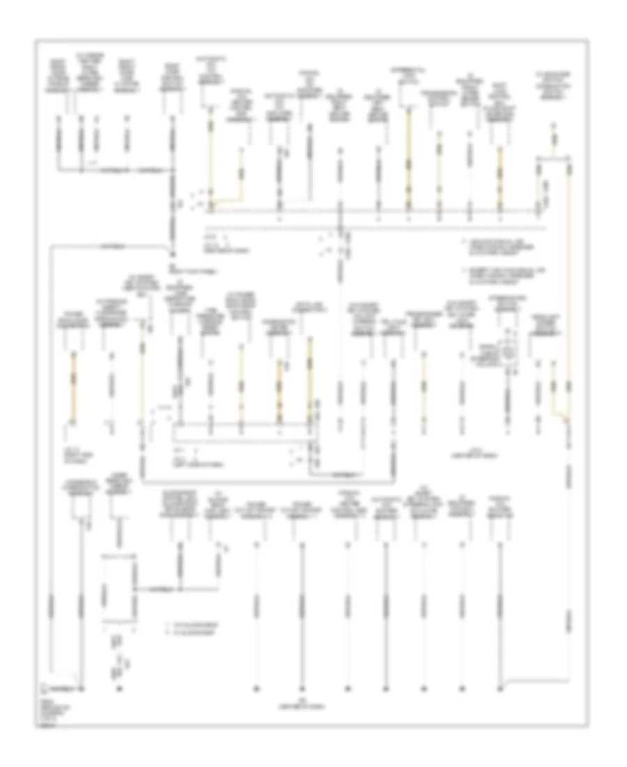 Ground Distribution Wiring Diagram, Except EV (3 of 4) for Toyota RAV4 Limited 2014