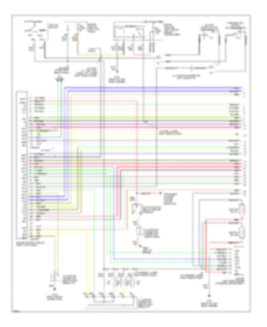 1 5L Engine Performance Wiring Diagrams 1 of 2 for Toyota Tercel DX 1996
