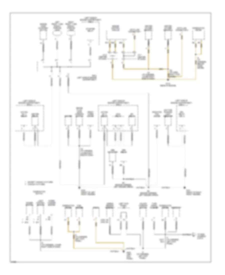 Ground Distribution Wiring Diagram 1 of 2 for Toyota Tercel DX 1996