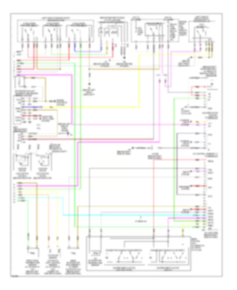 A C Wiring Diagram Except Hybrid 2 of 2 for Toyota Highlander Limited 2010