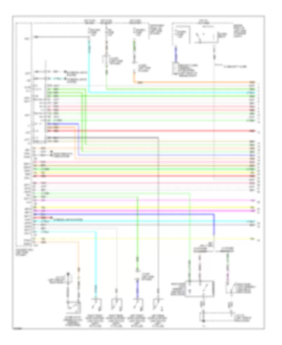 Forced Entry Wiring Diagram Hybrid 1 of 4 for Toyota Highlander Limited 2010