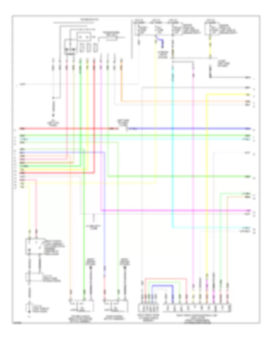 Forced Entry Wiring Diagram Hybrid 3 of 4 for Toyota Highlander Limited 2010