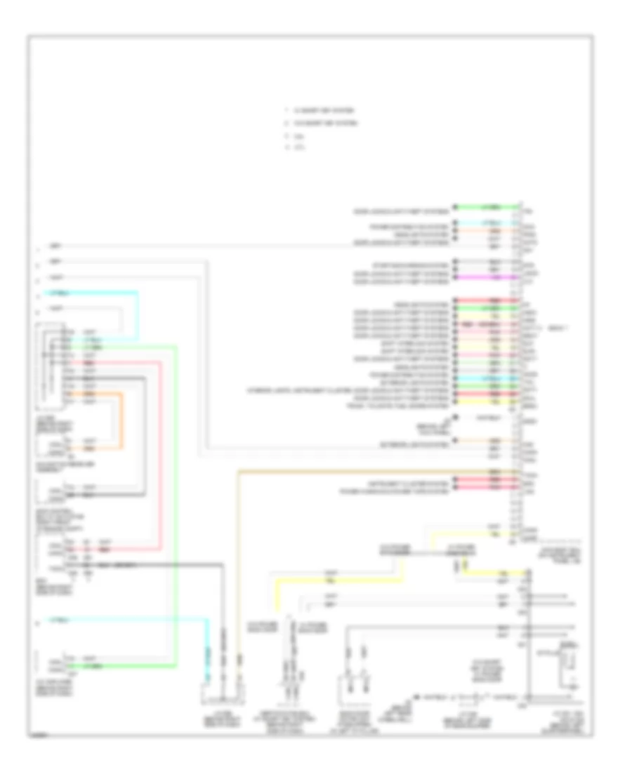 Body Control Modules Wiring Diagram Except Hybrid 2 of 2 for Toyota Highlander Limited 2010