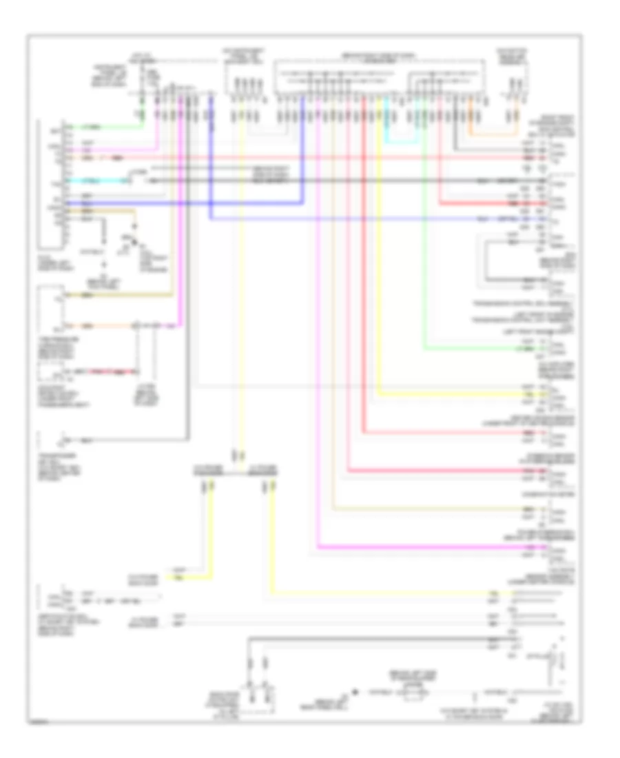 Computer Data Lines Wiring Diagram Except Hybrid for Toyota Highlander Limited 2010