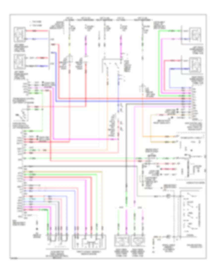 2.7L, Cruise Control Wiring Diagram, Except Hybrid for Toyota Highlander Limited 2010