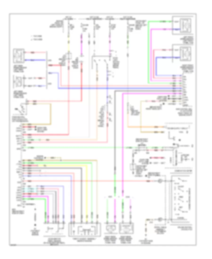 3.5L, Cruise Control Wiring Diagram, Except Hybrid for Toyota Highlander Limited 2010