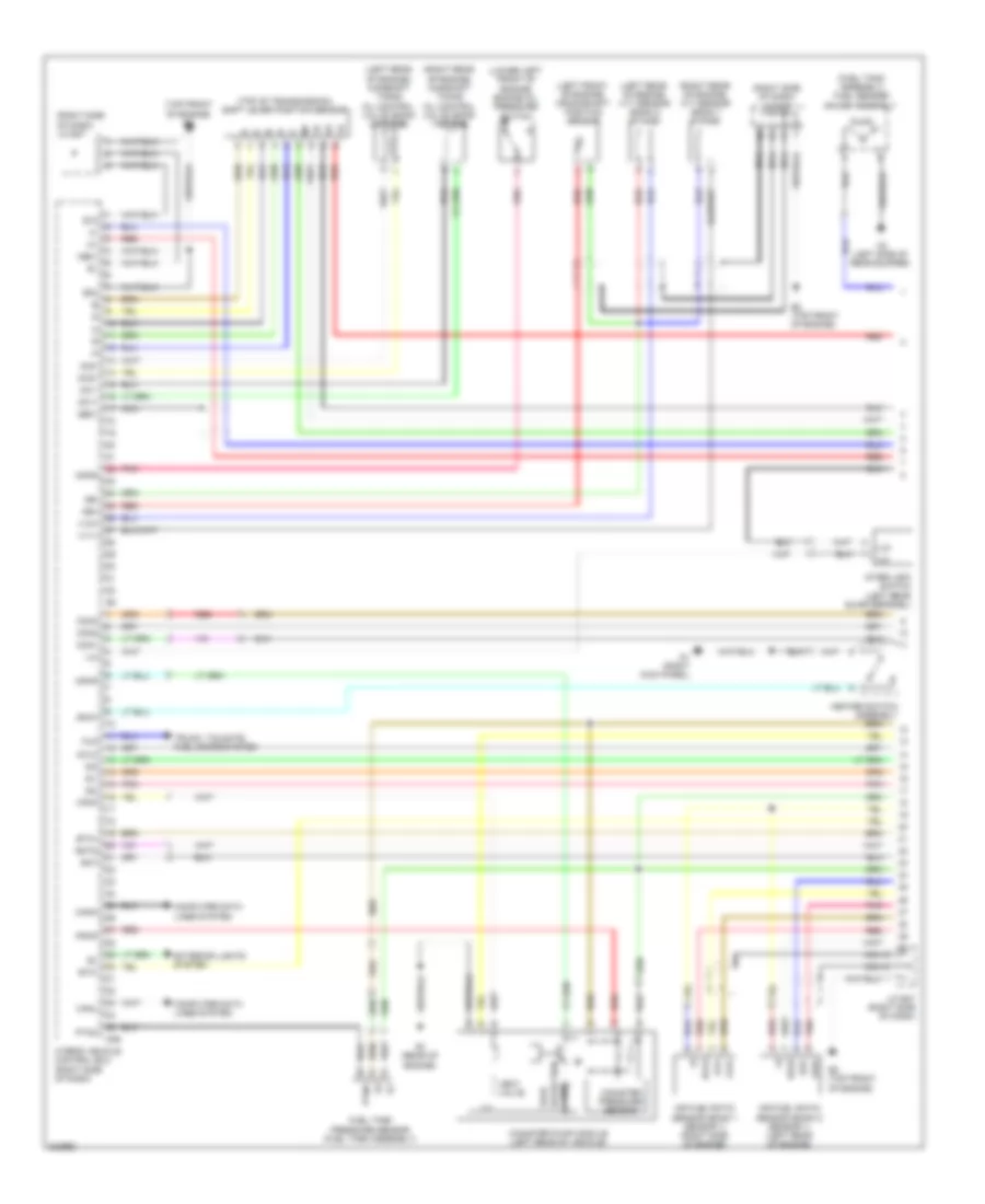 3.3L, Engine Performance Wiring Diagram (1 of 7) for Toyota Highlander Limited 2010