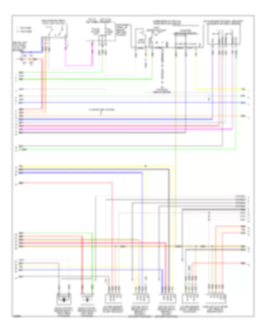 3.5L, Engine Performance Wiring Diagram (2 of 5) for Toyota Highlander Limited 2010