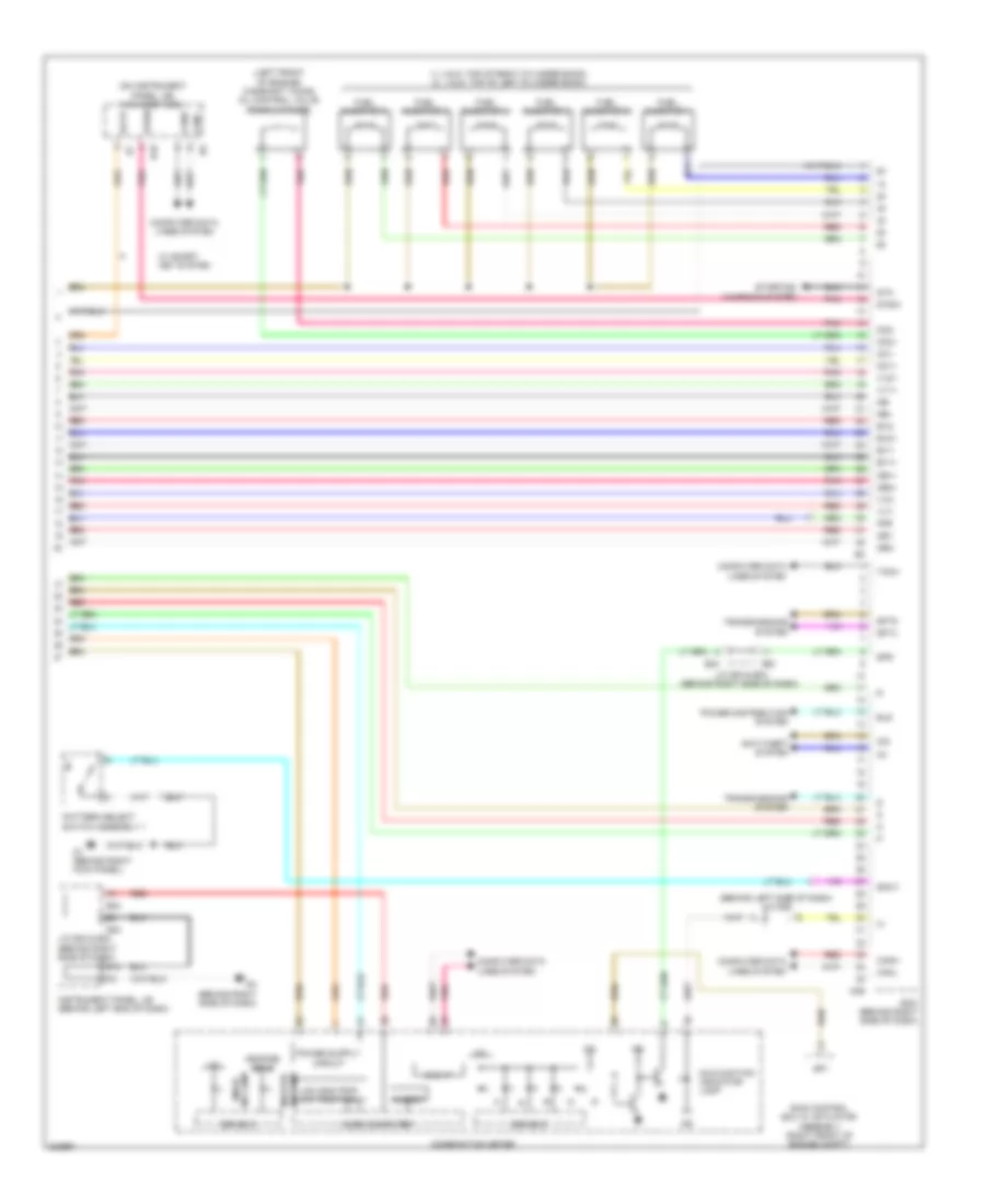 3.5L, Engine Performance Wiring Diagram (5 of 5) for Toyota Highlander Limited 2010