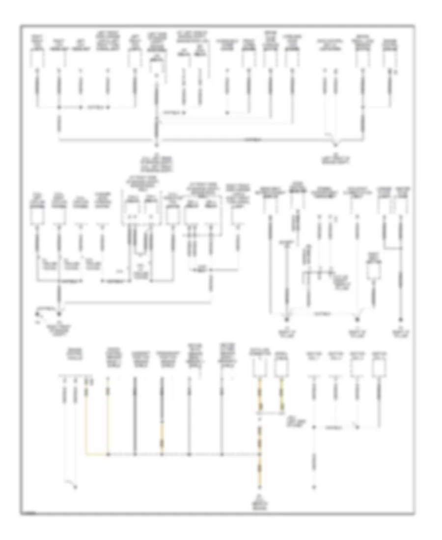 Ground Distribution Wiring Diagram 1 of 3 for Toyota RAV4 Sport 2006