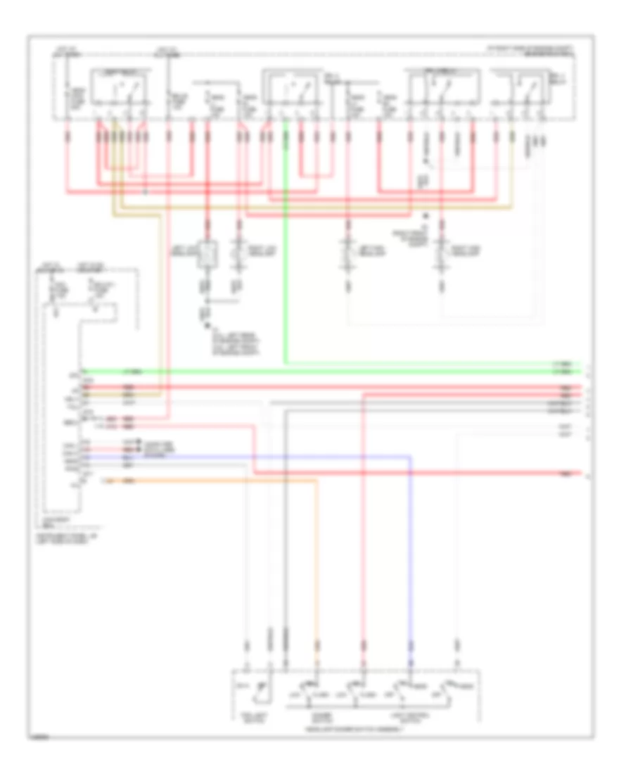 Headlights Wiring Diagram with DRL 1 of 2 for Toyota RAV4 Sport 2006