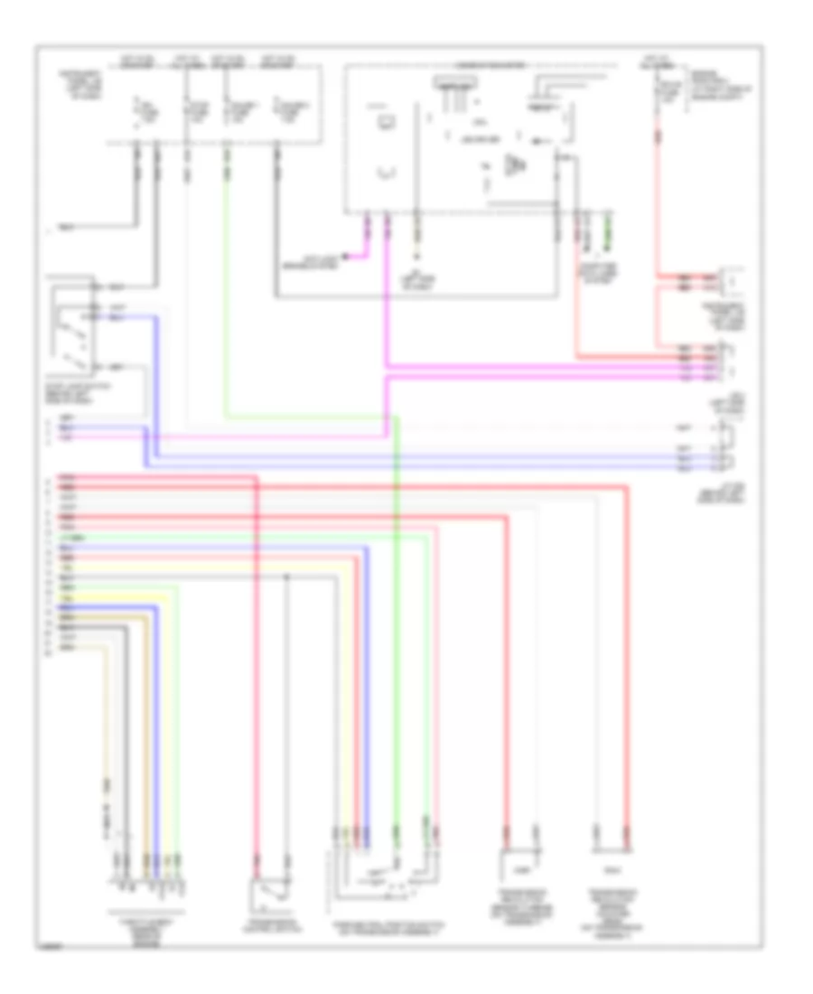 2.4L, AT Wiring Diagram (2 of 2) for Toyota RAV4 Sport 2006