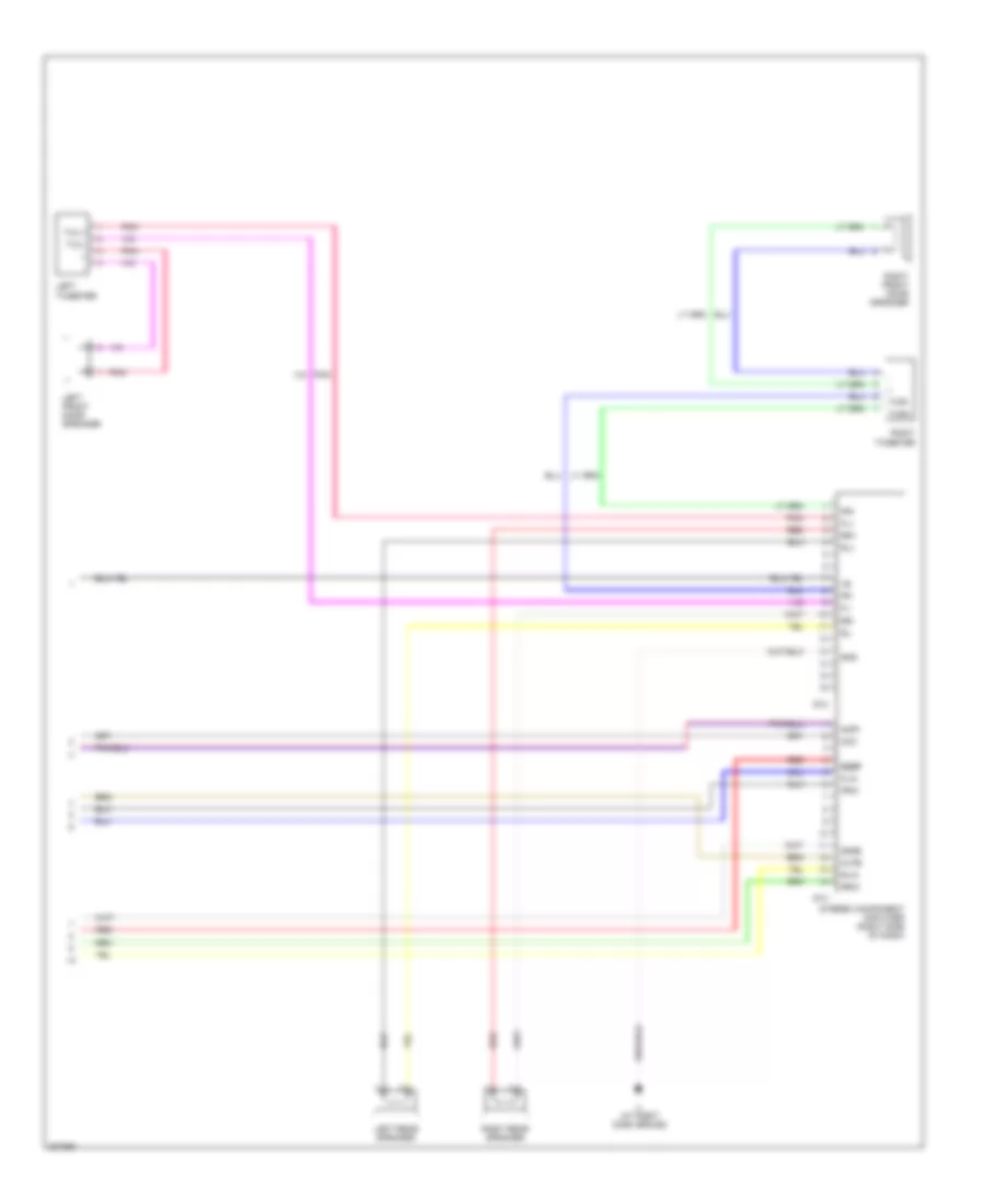 Radio Wiring Diagram, with Navigation (2 of 2) for Toyota Camry 2005