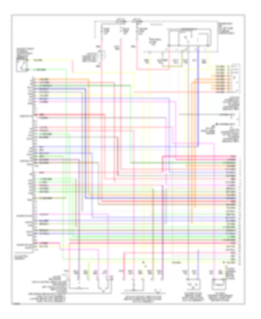 Automatic A C Wiring Diagram 1 of 3 for Toyota 4Runner Sport 2004