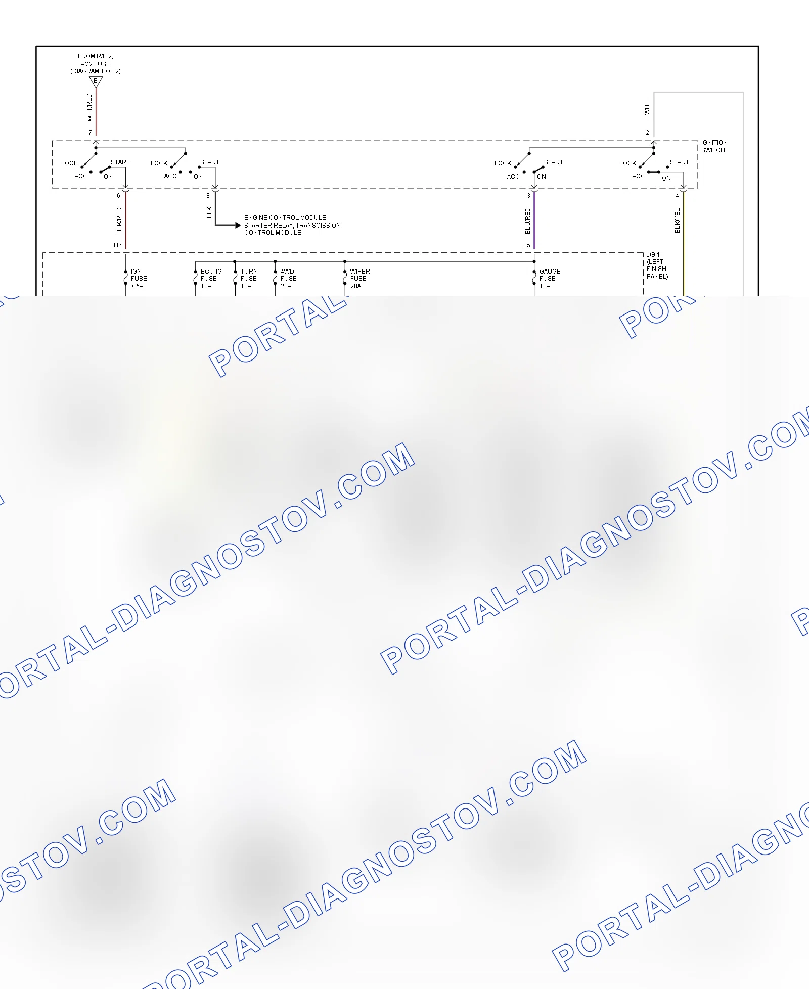 1997 Toyota 4Runner Wiring Diagrams Schematics Layout – Factory OEM Manual