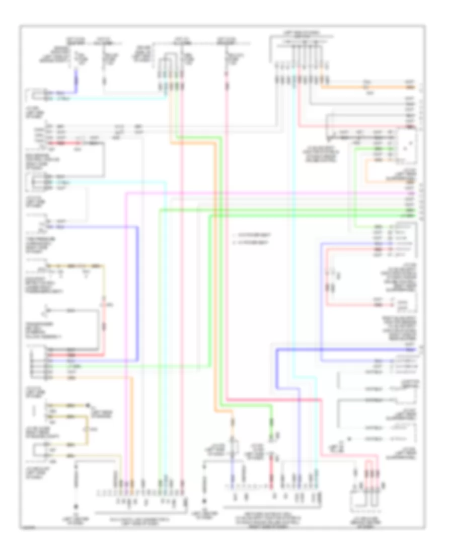Computer Data Lines Wiring Diagram 1 of 2 for Toyota Sequoia Limited 2014