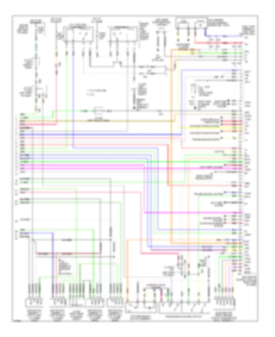 5.7L, Engine Performance Wiring Diagram (7 of 7) for Toyota Sequoia Limited 2014