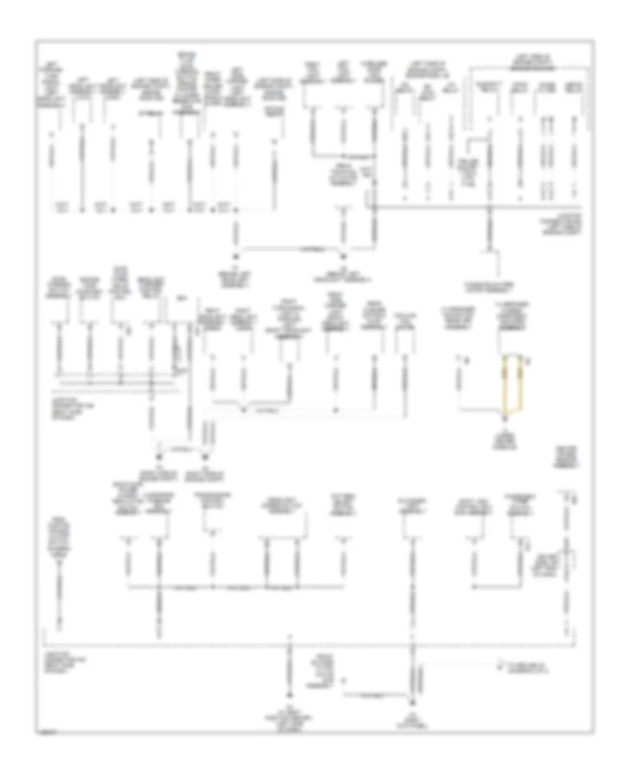 Ground Distribution Wiring Diagram 1 of 4 for Toyota Sequoia Limited 2014
