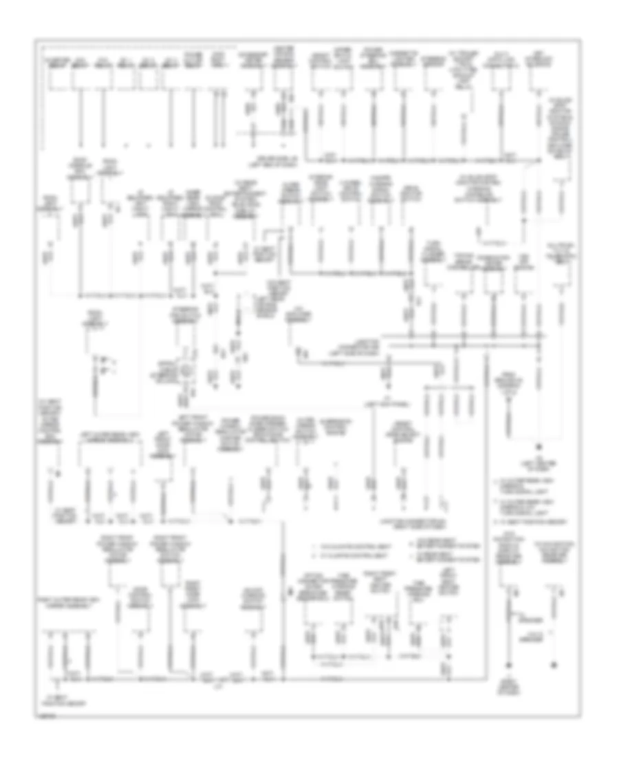 Ground Distribution Wiring Diagram 2 of 4 for Toyota Sequoia Limited 2014