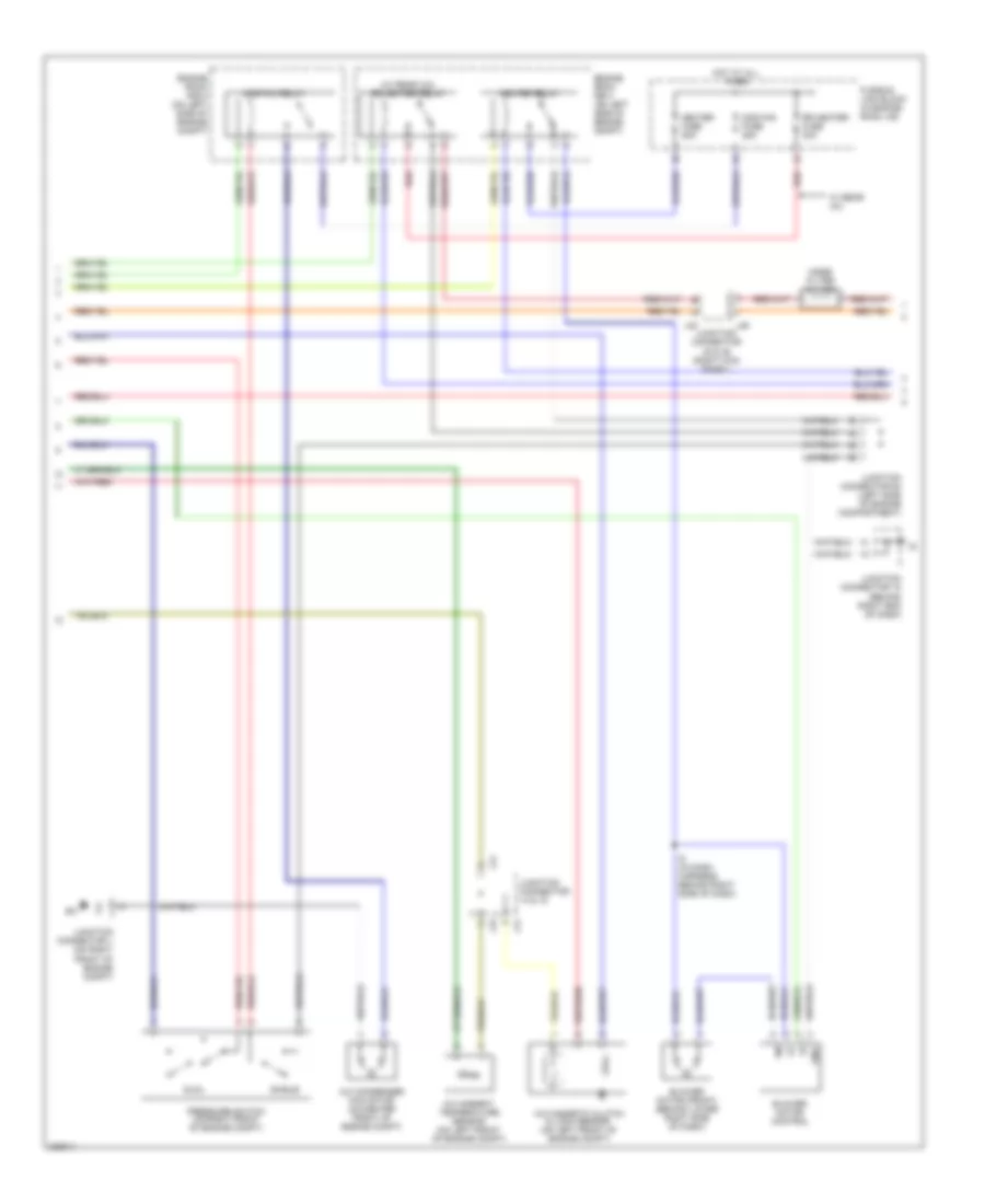 Automatic A C Wiring Diagram 2 of 3 for Toyota Sequoia Limited 2006