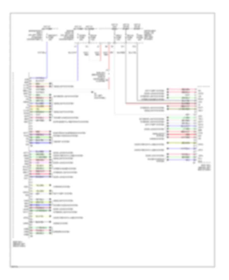 Body Control Modules Wiring Diagram for Toyota Sequoia Limited 2006
