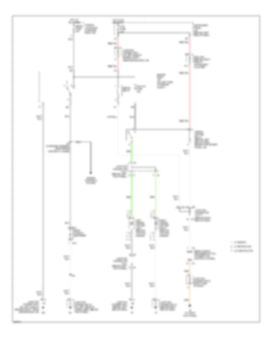 Defoggers Wiring Diagram for Toyota Sequoia Limited 2006