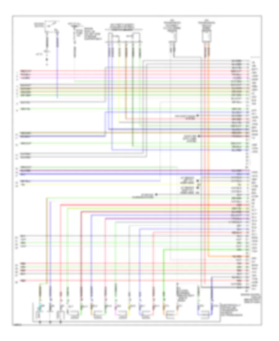 4.7L, Engine Performance Wiring Diagram (6 of 6) for Toyota Sequoia Limited 2006