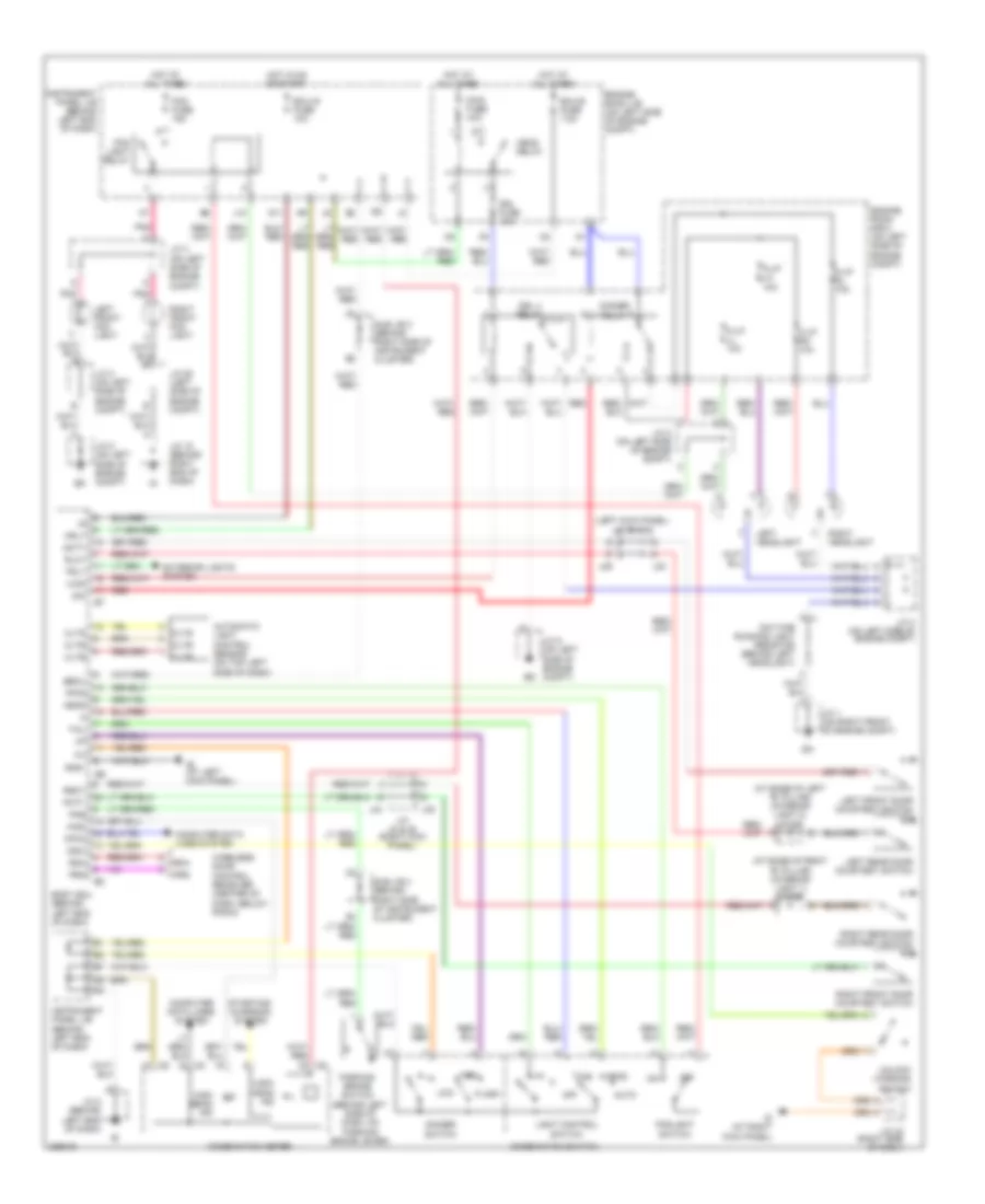 Headlights Wiring Diagram with DRL for Toyota Sequoia Limited 2006