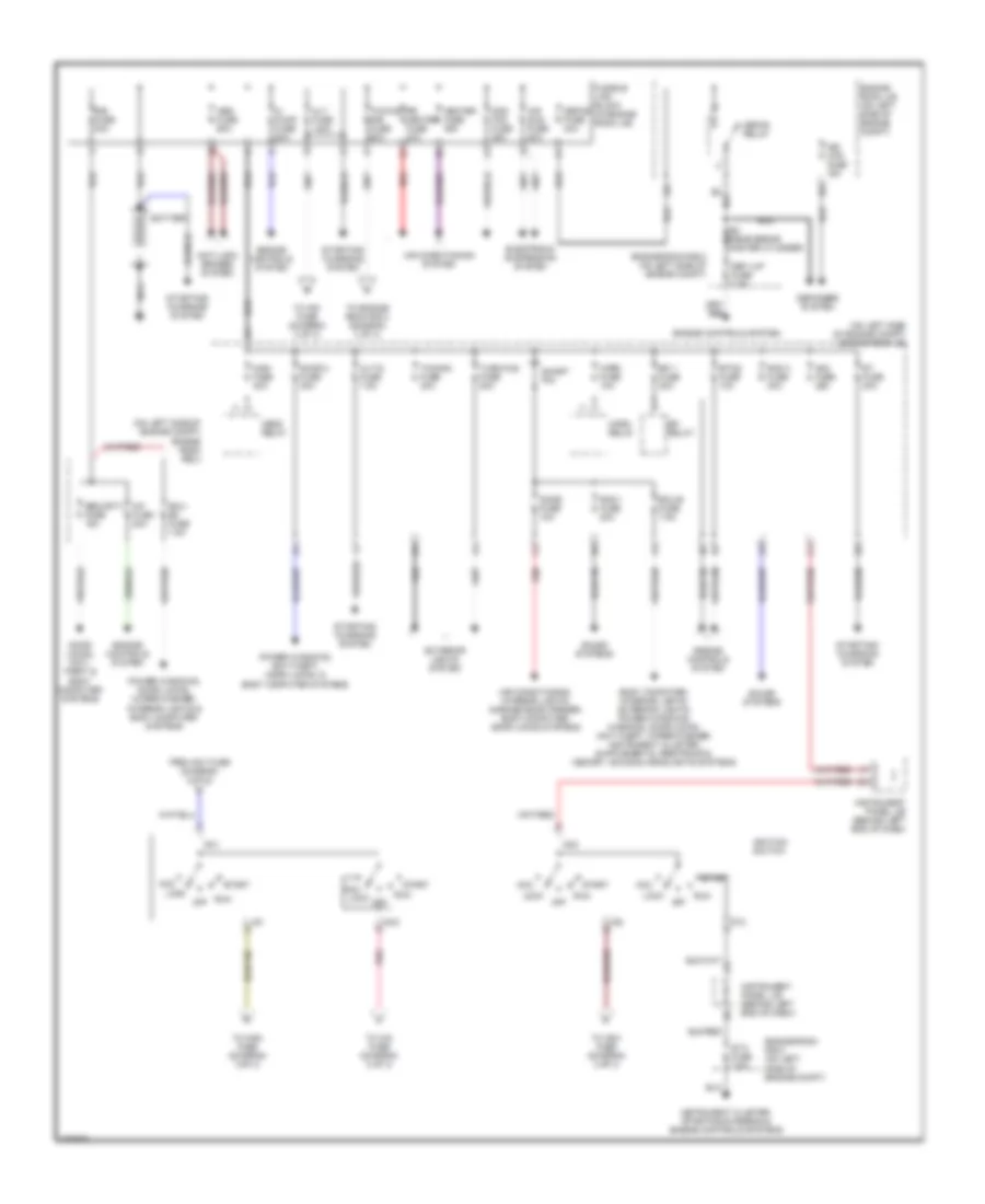 Power Distribution Wiring Diagram 1 of 3 for Toyota Sequoia Limited 2006
