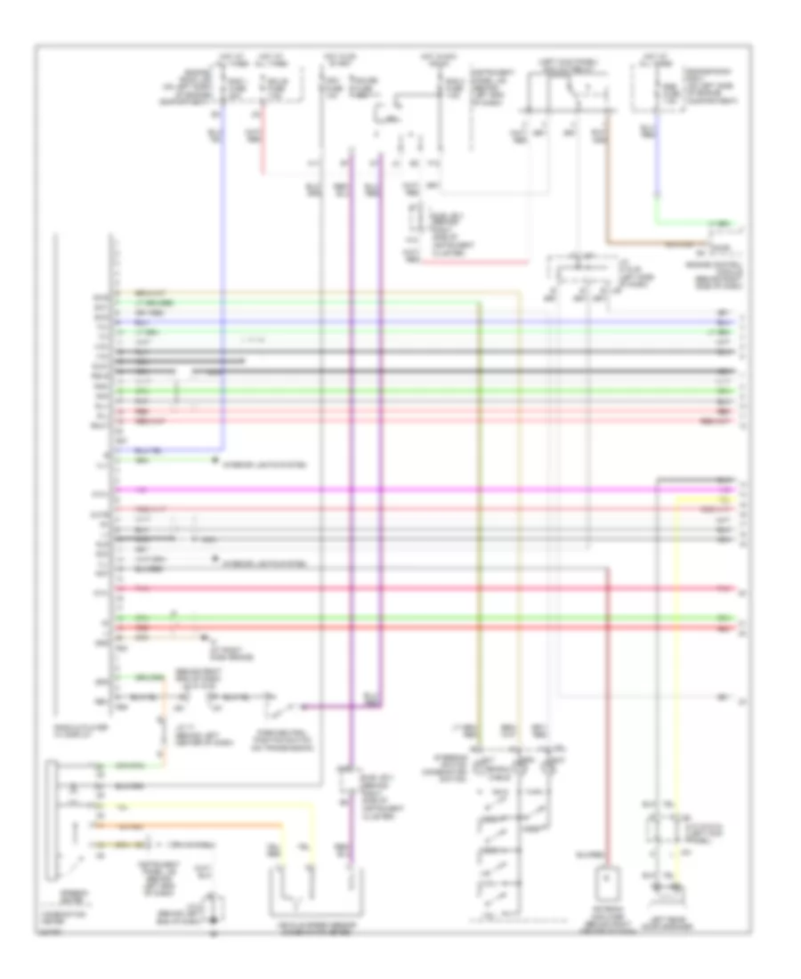 10-Speaker System Wiring Diagram, without Rear Entertainment with Navigation (1 of 2) for Toyota Sequoia Limited 2006