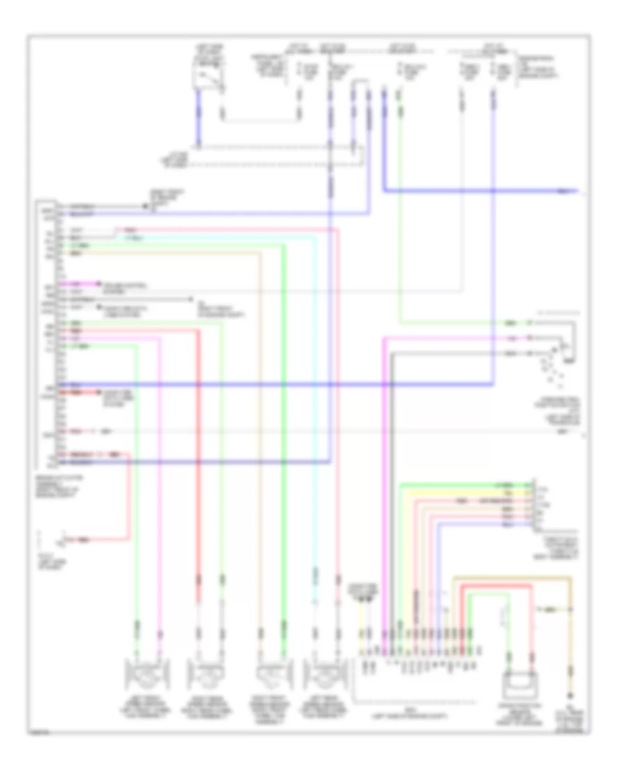 Anti lock Brakes Wiring Diagram NUMMI Made with VSC 1 of 2 for Toyota Corolla LE 2010