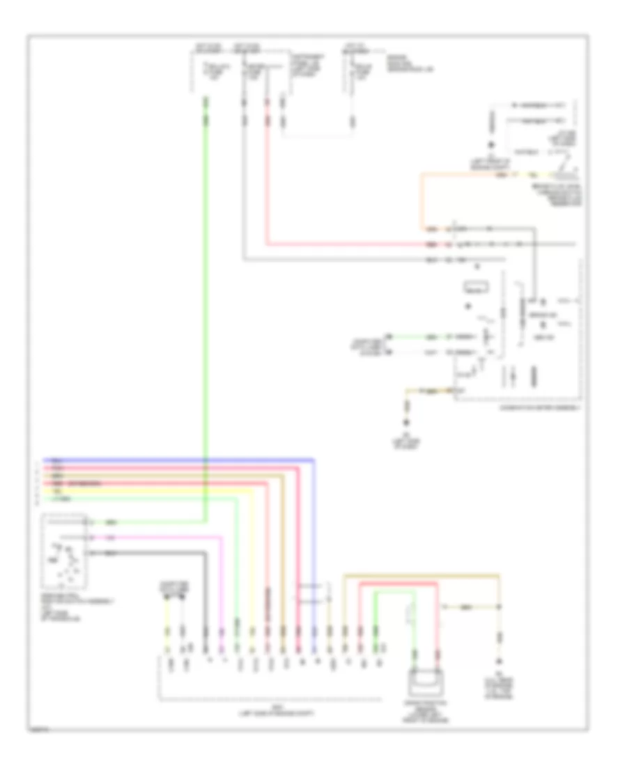 Anti-lock Brakes Wiring Diagram, NUMMI Made without VSC (2 of 2) for Toyota Corolla LE 2010