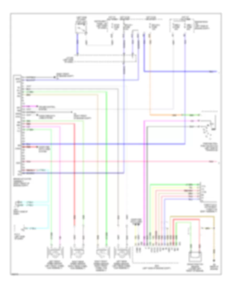 Anti-lock Brakes Wiring Diagram, TMC Made (1 of 2) for Toyota Corolla LE 2010