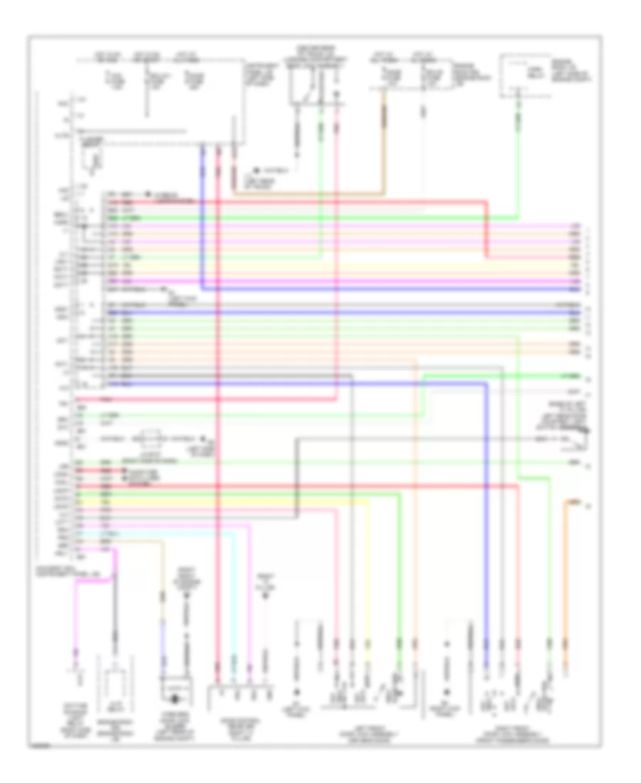 Forced Entry Wiring Diagram NUMMI Made without Smart Key System 1 of 2 for Toyota Corolla LE 2010