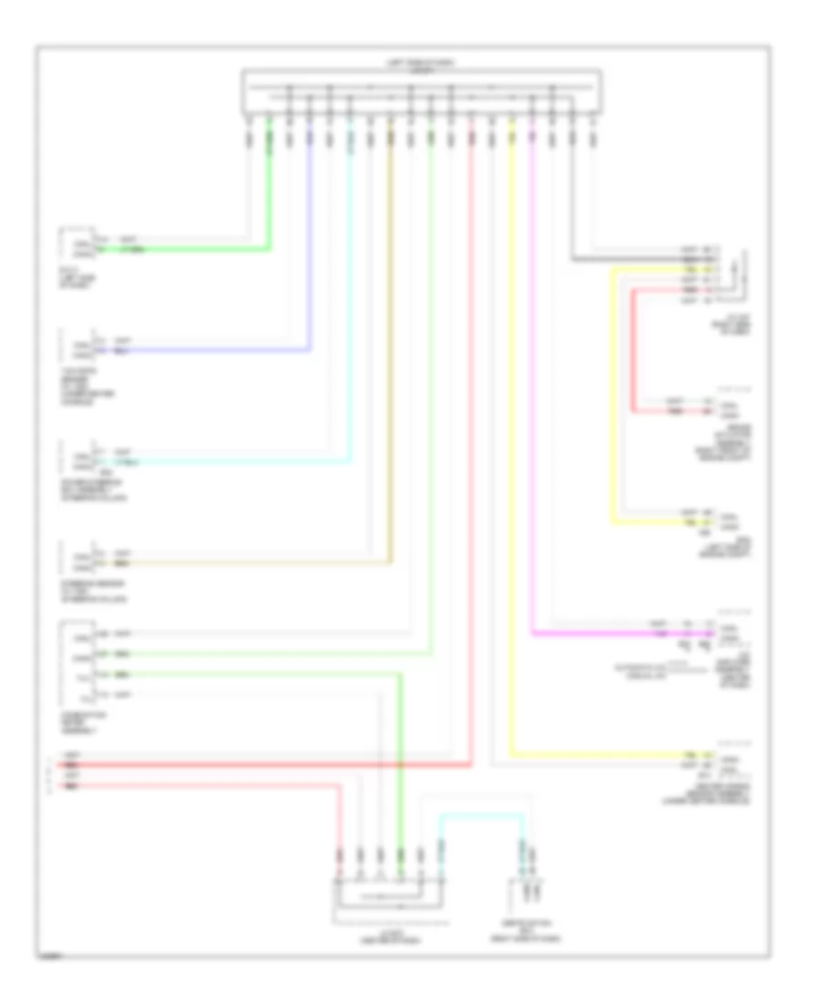 Body Control Modules Wiring Diagram NUMMI Made with Smart Key System 2 of 2 for Toyota Corolla LE 2010