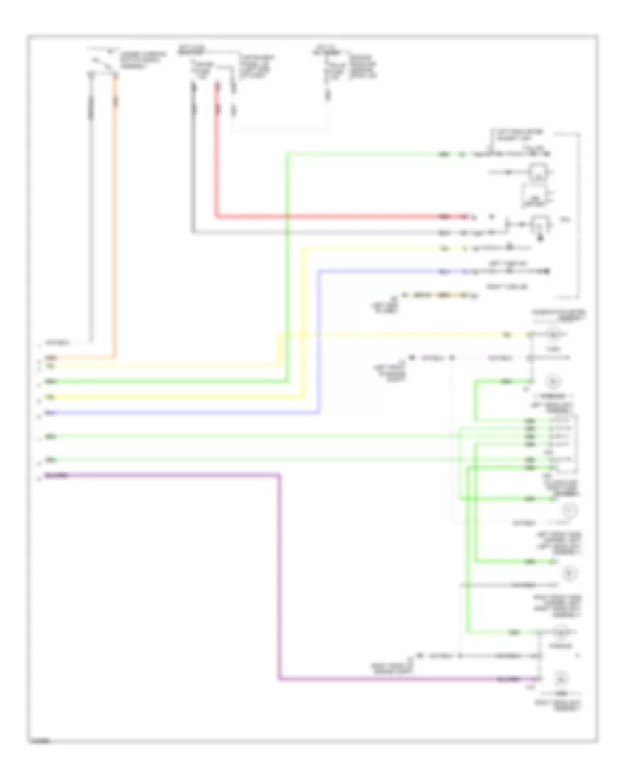 Exterior Lamps Wiring Diagram NUMMI Made 2 of 2 for Toyota Corolla LE 2010