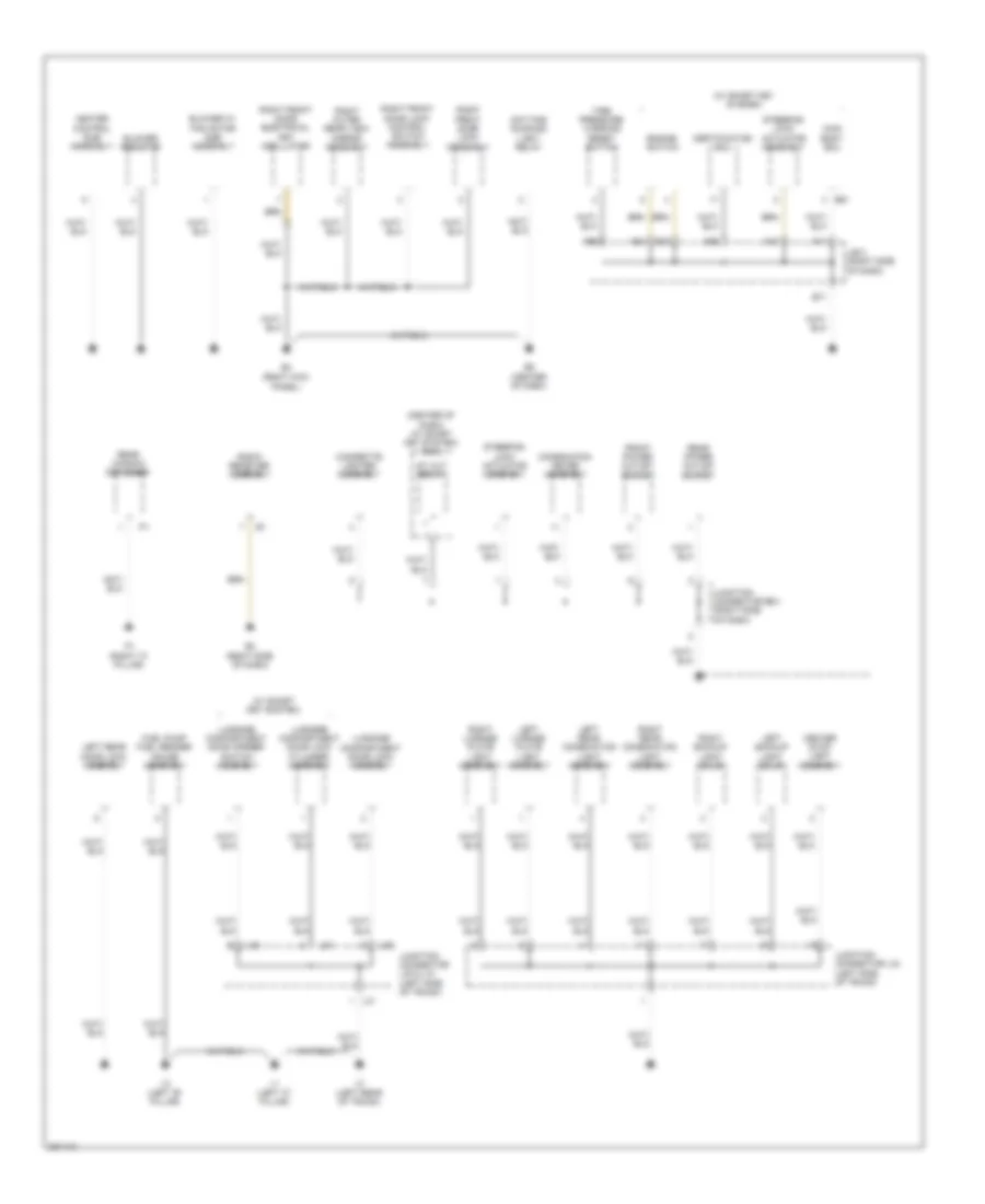 Ground Distribution Wiring Diagram TMC Made 3 of 3 for Toyota Corolla LE 2010