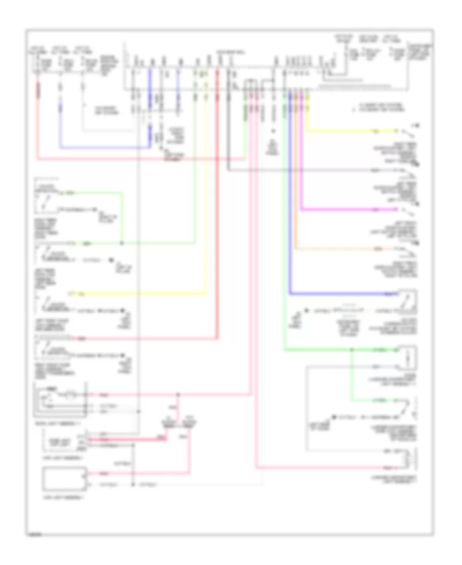 Courtesy Lamps Wiring Diagram NUMMI Made for Toyota Corolla LE 2010