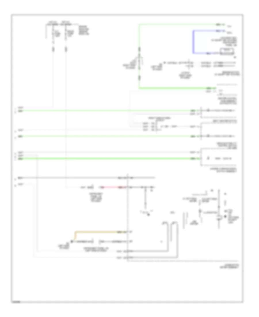 Instrument Illumination Wiring Diagram NUMMI Made 2 of 2 for Toyota Corolla LE 2010