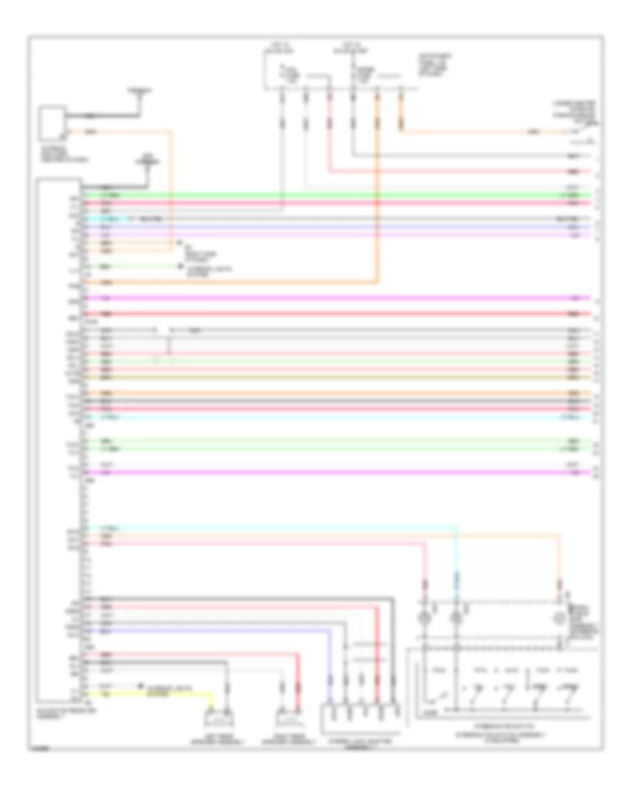 Navigation Wiring Diagram 1 of 2 for Toyota Corolla LE 2010