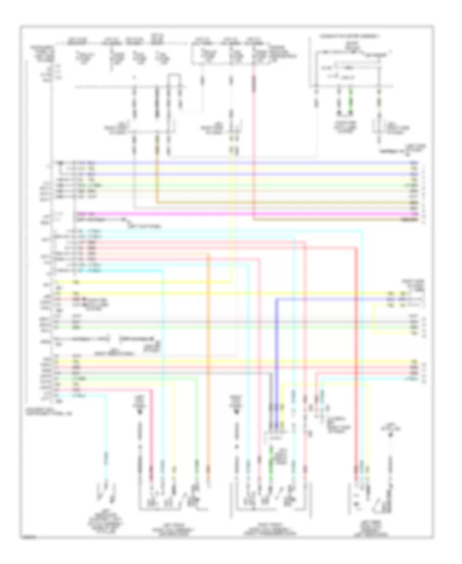 Power Door Locks Wiring Diagram TMC Made with Smart Key System 1 of 3 for Toyota Corolla LE 2010